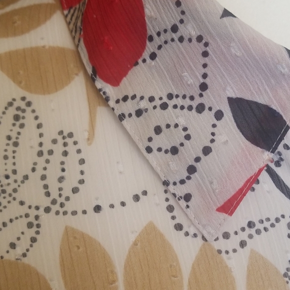 ALFRED DUNNER BUTTON DOWN BLOUSE - Picture 3 of 8